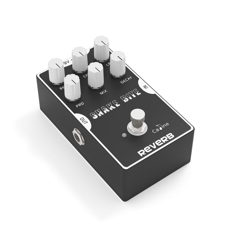 Caline Digital Reverb Pedal Guitar Effects Pedal with True Bypass Aluminum Alloy Housing Snake Bite CP-26 Hall Reverb - Image 1